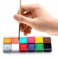 thumbnail image 4 of Juego de pinceles de maquillaje NikouMX 6 unidades para pintura corporal, 4 of 8
