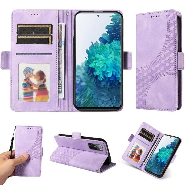 Funda GANGXUN para Samsung Galaxy S20 FE con diseño acolchado elegante, cuero PU, protección total y ajuste preciso
