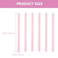 thumbnail image 5 of WHAMVOX 6Pcs Reusable Silicone Drinking Straws Pink Heart Shaped for Housewarming Party, 5 of 8