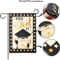 thumbnail image 4 of Fumwase Graduation Gnome Garden Flag for Outside Class of 2024 Graduation Garden Flag Graduation Cap and Diploma Gnomes 12 X 18 Double Sided You Did It Vertical Yard Flag for Patio Outdoor Decoration, 4 of 7