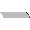 5 1/8"H x 3 3/8"P x 6 1/4"F x 94 1/2"L, (6 1/4" Repeat), Flowing Wind Crown Moulding