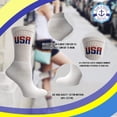 thumbnail image 4 of SOCKS'NBULK USA Pride Wholesale Cotton Socks For Men Woman Children, American Themed Socks (Womens (9-11) Crew, 12), 4 of 7