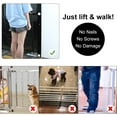 thumbnail image 3 of Dog Safety Gates, Pet Gates, Pet Gates, Retractable Pet Gates For Staircase Kitchen Portable Foldable Install Anywhere,, 3 of 7