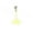 Light Green, variant on Push In labret BioFlex with Cubic Zirconia Stone 16G