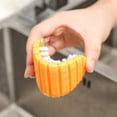 thumbnail image 4 of 2 uds cepillo para verduras, múltiples segmentos son cepillo de limpieza de frutas y verduras flexible para todo tipo de frutas y verduras, 4 of 5