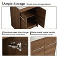 thumbnail image 6 of BNK 24 Inch Freestanding Bathroom Vanity with White Ceramic Sink, Modern Floor Standing Bathroom Vanity Set, Single Bathroom Vanity and Sink Combo, with 2 Doors, 6 of 10