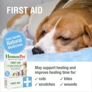 HomeoPet FIRST AID, Oral Wound Care Support Drops for Pets, 15 mL
