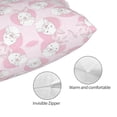 thumbnail image 3 of Kdxio Cotton Pillow Cases 16"x24" Pillowcases,Soft and Breathable Bedroom Pillow Cases-Cute Rabbit, 3 of 8