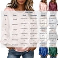 thumbnail image 3 of VBVC Women's Crewneck Satin Blouse , Ladies' Long Sleeve Silk Top , Casual Loose Fit Dressy Shirt For Women, Gold , S-3XL, 3 of 9