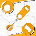 thumbnail image 3 of Lsupdaol 8 Pieces Flat Bottle Opener Bartender Retractable Beer Opener with 8 Pieces Round Badge Reel Badge Clips Holder for Kitchen Restaurant Home Anniversaries Supplies Party Gifts (Orange), 3 of 14