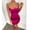 Hot Pink, variant on pstuiky Summer Dress, Fashion Sexy Women's Rhinestone Dress Ins Low-cut Package Hip Dress Casual Dresses Sale