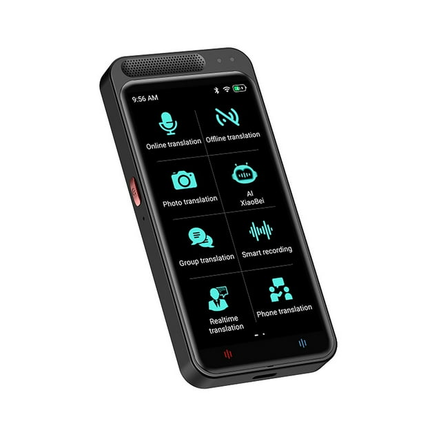 PEONAVET The Black Translator The Black Translator Offline Translator 138 Languages 5-inch Business Trip Photo Recording Translation