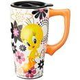 thumbnail image 1 of Taza de viaje Spoontiques Tweety Ceramic con tapa con cierre, 1 of 1