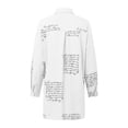 thumbnail image 5 of WEAIXIMIUNG Shirts for Women Trendy Summer Pack Ladies Top Fashion Long Sleeve Lapel Shirt Printed Shirt, 5 of 5