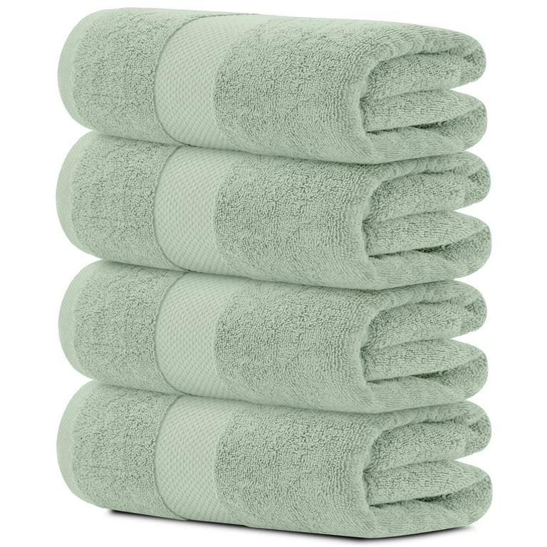  White Classic Luxury Cotton Bath Towels Large
