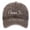 Coffee, variant on Women's Letter Embroidered Washed Baseball Cap Adjustable Vintage Distressed Mom Hat