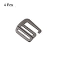 thumbnail image 3 of Unique Bargains 1.26' 32mm Webbing Release G Hook Buckle Adjusters for Backpack Strap, 4Pack Dark Grey, 3 of 5