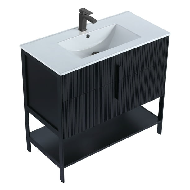 Fine Fixtures Serenity 36 in. W x 18 in. D x 33.5 in. H