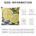 thumbnail image 5 of BANET Decorative Throw Pillow Cover , Black White Check Stripes Porch Outdoor Home Decor, Wreath Couch Cushion Case White, 5 of 5