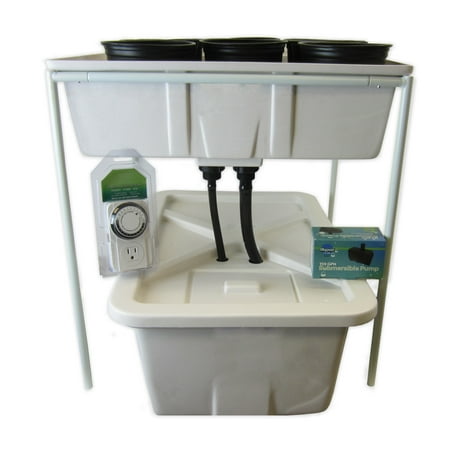 2 Complete Systems - Complete 2 ft. x 2 ft. Ebb and Flow Hydroponics System