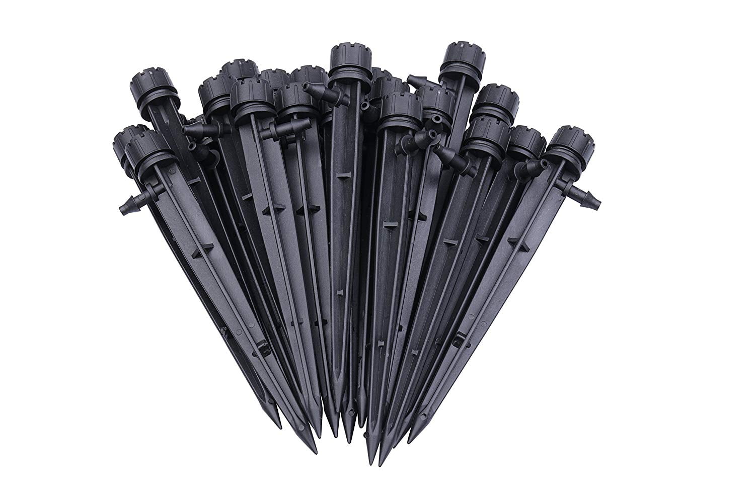 50 PCS Adjustable 360 Degree Water Flow Drip Irrigation Drippers on