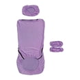 thumbnail image 4 of twisto Office Chair Covers Removable Elastic Chair Seat Cover with Headrest Slipcover And Armrest Protector Polyester Yarn Suitable for Home Office Study Spa Purple, 4 of 8