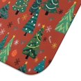 thumbnail image 5 of Red Christmas Tree and Ornament Pattern Dish Drying Mat for Kitchen 1 Pack, Ultra Absorbent Microfiber Dishes Drainer Mats,16x18in(41x46cm), 5 of 6