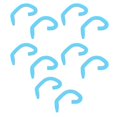 thumbnail image 3 of 5 Pairs Face Cover Ear Hook For General Masks, Soft Silicone Reusable Comfortable Face Cover Ear Protector Hook For Kids Adults, 3 of 8