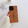 thumbnail image 3 of Luxury suede Travis scot leather Silicone Phone Case for iPhone 15 14 13 12 11 14 Pro Max 7 8 Plus SE XS XR Soft Cover, 3 of 5