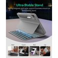 thumbnail image 4 of Funda ESR giratoria con soporte para iPad Pro 11" 2025/2024, gris, 4 of 8