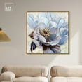 thumbnail image 3 of Beautiful Flower Canvas Light Colors Flower Art Prints by Art Remedy, Gold Frame, 40" x 40", 3 of 7