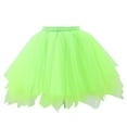 thumbnail image 4 of Tutu Skirt for Girls Layers Green Tutu Elastic Waist Ballet Dance Dress Princess Skirt Summer Princess Party Dress 2-12 Years, 4 of 5