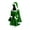Green, variant on Women's Christmas Cosplay Hooded Fuzzy Flared Hem Long Sleeve Knee-Length Soft Comfortable Dress for Christmas Parties Cosplay Events