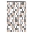 thumbnail image 1 of ITY International - Rideau de Douche en Polyester, 71 Pouces x 71 Pouces, Gris, 1 of 2