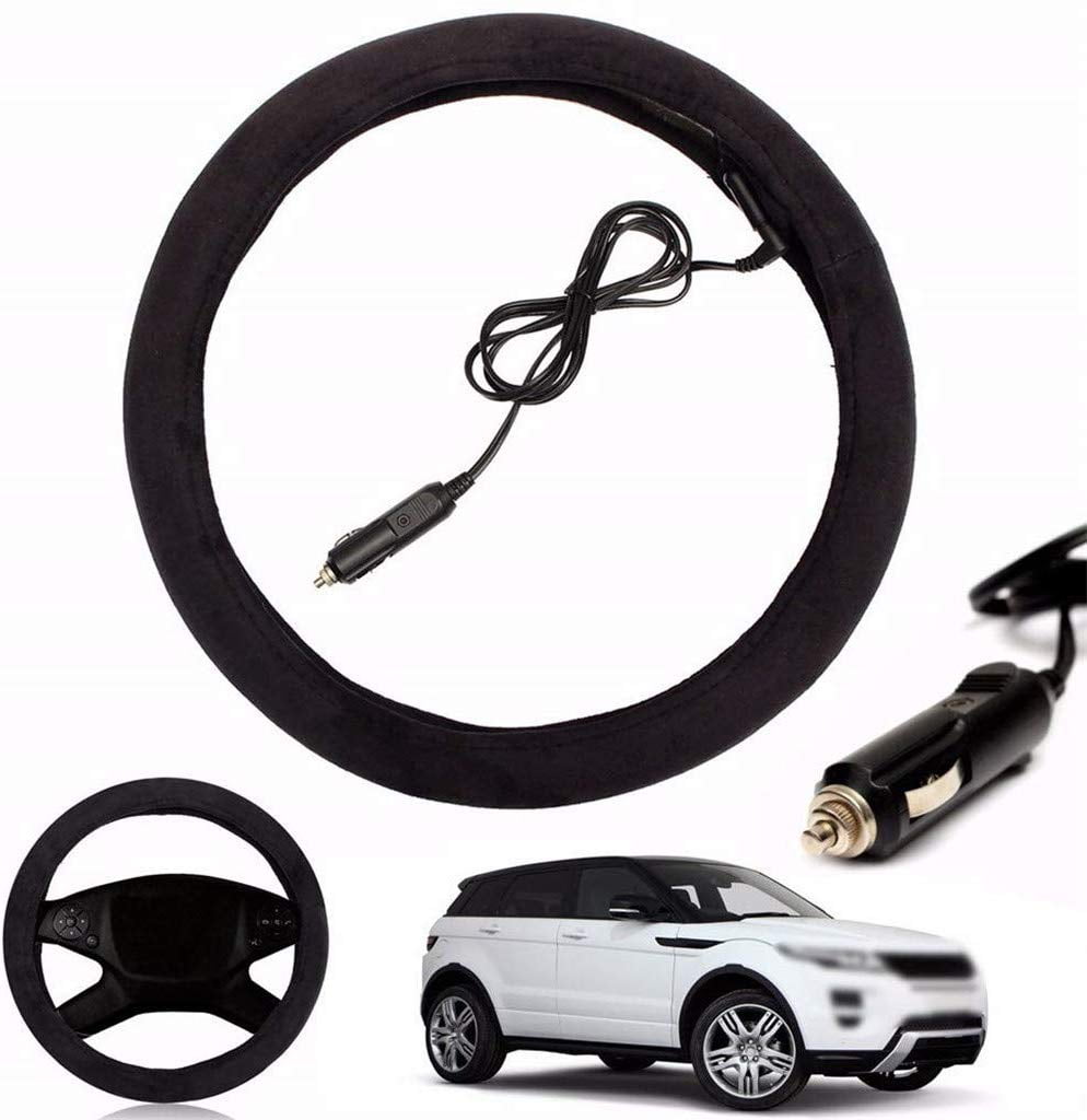Heated Steering Wheel Cover, Universal 12V Output Voltage Quick Heating