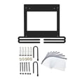 thumbnail image 2 of GROWTH TANK Medal Hanger Display Durable Metal Wall Hooks Medal Storage Rack with Screws A, 2 of 9