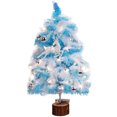 thumbnail image 1 of Navidad De Plumas Artificiales Con Luces De Hadas Led Mini Árbol De Navidad Iluminado Para Decoración Navideña sonducket HA042009-02, 1 of 6