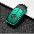 thumbnail image 5 of Applicable to jfqm Car Key Cover Case Holder Protective Bag Fit for Mercedes Benz E S GLE Class A220 W213 E200 E300 E220 E320 E260 (Color : Red), 5 of 6