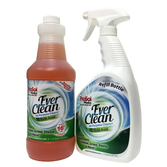 ProSol Works - All Purpose Cleaner Spray 32 oz With Empty Cleaning Spray, Multi Purpose Cleaner
