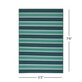 thumbnail image 6 of Indoor Outdoor Rug Waterproof 5'3"X 7'6", Outdoor Carpet for Bed Room, Living Room, Dining Room, Deck, Backyard, Patio, Outdoor Patio Rug, Patio Rug for Front Porch Decor, Non Shedding, Easy Cleaning, 6 of 9