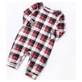 thumbnail image 4 of Christmas Family Pajama Matching Reindeer PJs Plaid Pants Xmas Sleepwear Clothes, 4 of 6