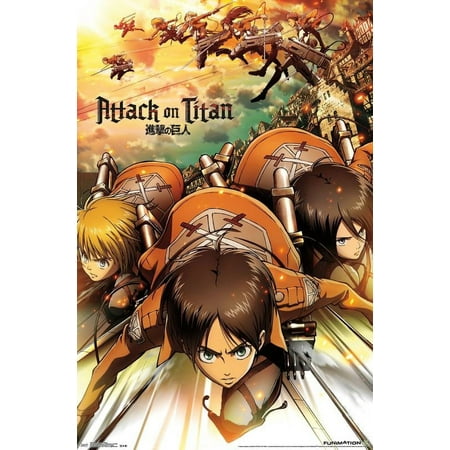 Attack on Titan - Attack Wall Poster, 22.375" x 34"