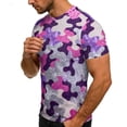 thumbnail image 5 of Bnwani Men Shirts Casual Crew Neck Tee Lightweight Shirts Camouflage XL, 5 of 10