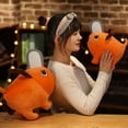 thumbnail image 2 of Lindo muñeco de peluche de hombre motosierra, juguetes de cosplay, juguetes de anime para niños, 2 of 8