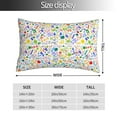 thumbnail image 2 of KLL Housses de Coussin Éducation et Science Fermeture Enveloppe, Super Douce et Confortable Housse de Coussin en Polaire Pelucheuse-20"x30 Pouces, 2 of 6