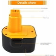 thumbnail image 4 of 12V Battery for DeWalt Drills and Drivers DC940KA DC945KB DC980KA DC980KB DC981KA, 4 of 5