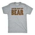 thumbnail image 2 of Ask Me About My Angry Bear T Shirt Funny Bear Flip Shirt Bears Flipover Tee Graphic Tees, 2 of 9