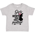 thumbnail image 3 of Inktastic Hunting Girls Hunt Too Only Prettier with Doe and Arrow Girls Toddler T-Shirt, 3 of 5