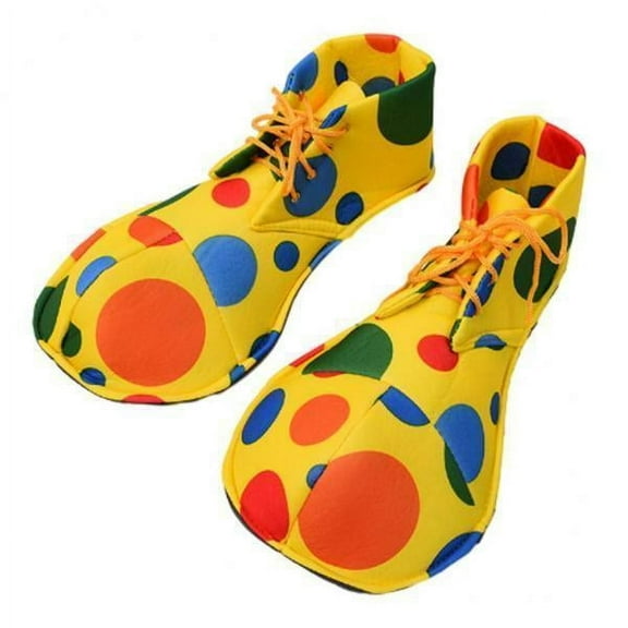 yotijay 2xAdult Clown Shoes Christmas Party Decorations Dress up Rainbows Shoes